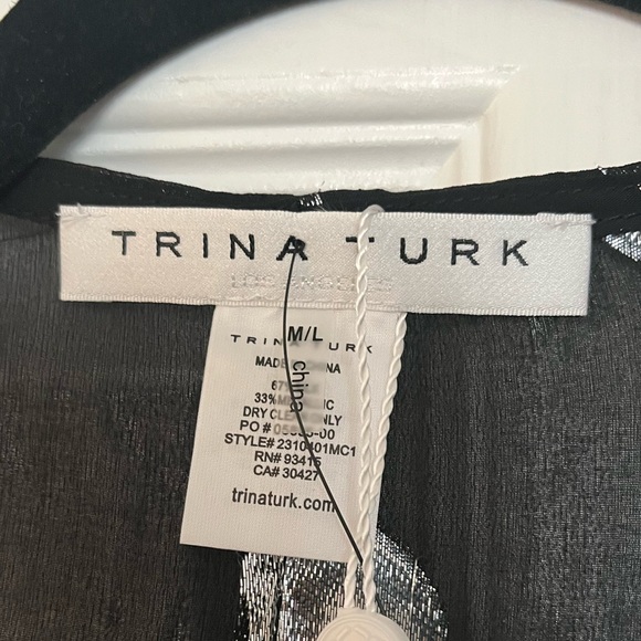 Trina Turk Exquisite Jacket Cocoon Silk Wrap Shrug NWT - Picture 4 of 6